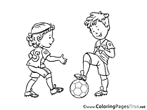 Fair Play printable Soccer Coloring Sheets