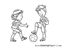 Fair Play printable Soccer Coloring Sheets