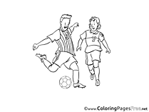 Football Coloring Sheets Soccer free