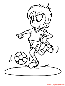 Soccer coloring pages