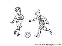 Rivals Coloring Sheets Soccer free