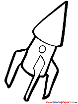 Rocket Coloring Sheets download free