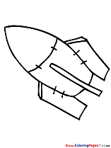 Rocket download printable Coloring Pages