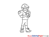 Sport coloring pages