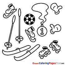 Equipment Coloring Sheets download free