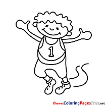 First Place Colouring Sheet download free