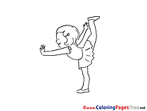 Fitness Coloring Sheets download free