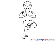 Kung-fu Coloring Sheets download free