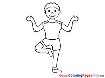 Meditation download printable Coloring Pages