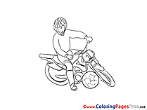 Motoball Kids free Coloring Page