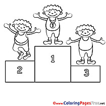 Olympics Coloring Sheets download free