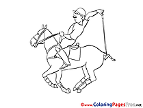 Polo Coloring Pages for free