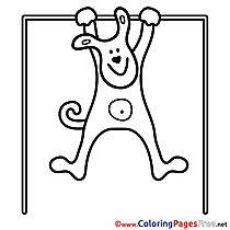 Pullups for Children free Coloring Pages