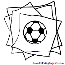 Soccer printable Coloring Pages for free