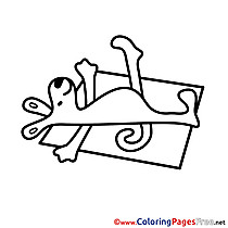 Sunbathe printable Coloring Sheets download