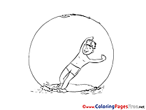 Water Sport printable Coloring Pages for free