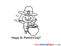 St Patrick's Day coloring pages