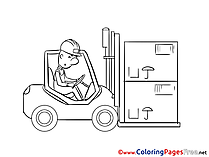 Loader Coloring Pages for free