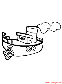 Ship to coloring
