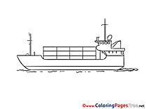 Tanker Kids download Coloring Pages