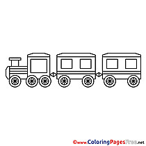 Train download printable Coloring Pages