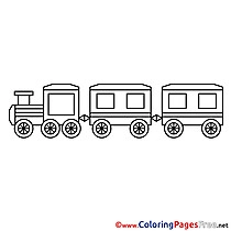 Train download printable Coloring Pages