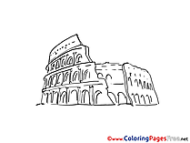 Coliseum Coloring Pages for free