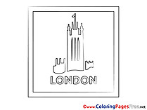 London free printable Coloring Sheets