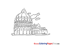 Monument free printable Coloring Sheets