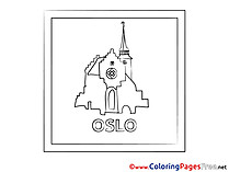 Oslo Children download Colouring Page