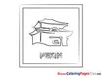 Pekin for Children free Coloring Pages