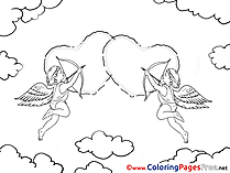 Amurs Kids Valentine's Day Coloring Pages