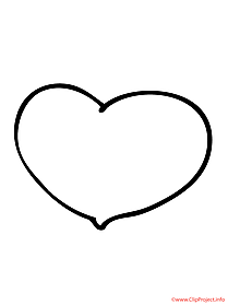 Heart free coloring sheet