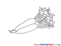 Carrots Kids download Coloring Pages