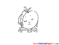 For free Coloring Pages Tomato download