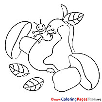 Mushrooms printable Coloring Pages for free