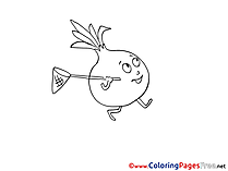 Onion Kids free Coloring Page