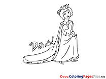 Princess Wedding download Coloring Pages for Free