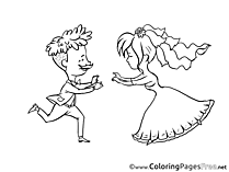 Wedding Coloring Pages for free