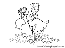 Wedding free Coloring Pages for Children