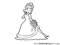 Wedding printable Coloring Sheets download