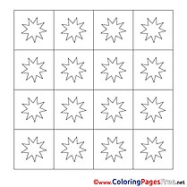 Decoration Winter free Coloring Pages