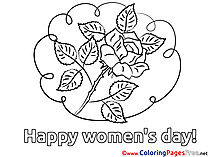 Woman's Day coloring pages