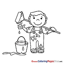 Children Coloring Pages free Painter