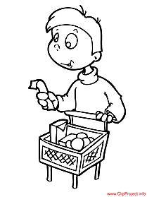 Customer cartoon - coloring pages for free
