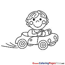 Driver Coloring Sheets download free