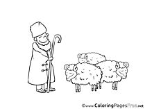 Shepherd for free Coloring Pages download