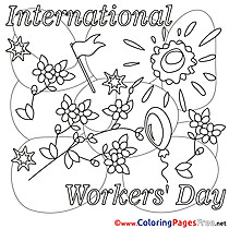 Sun Day free Coloring Pages